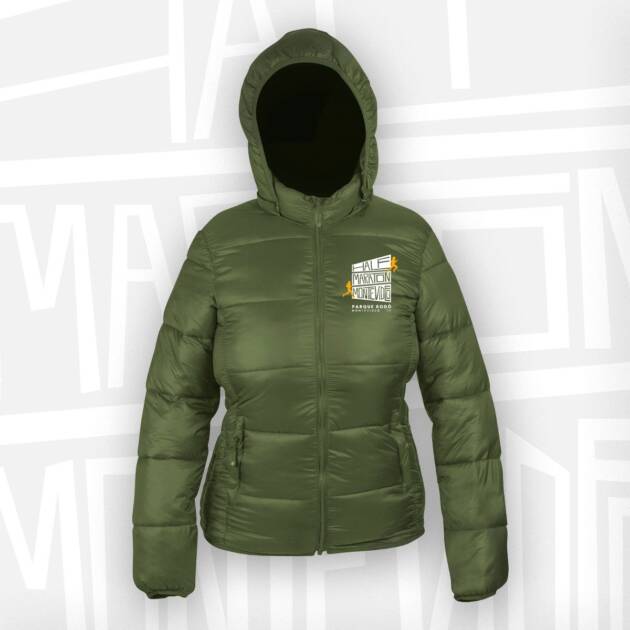 Campera inflada de Dama Verde