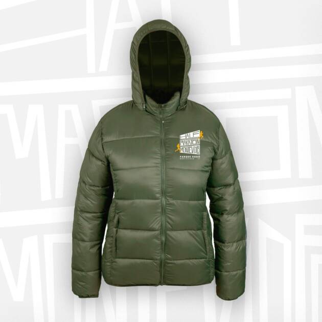 Campera inflada de Hombre Verde